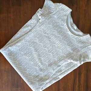 Downeast Collection Women's Small Sage Green Crochet Dress